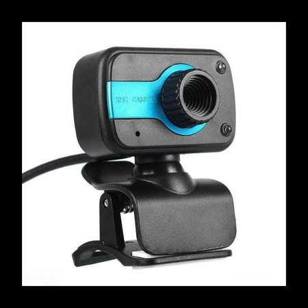 Sanoxy HD Webcam USB Computer Web Camera For PC Laptop Desktop Video Cam W/ Microphone Sanoxy-WBCM-blkblu